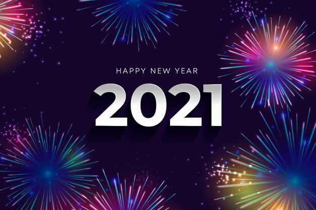 Fuegos artificiales año nuevo 2021