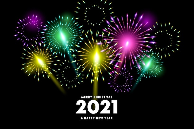 Fuegos artificiales año nuevo 2021