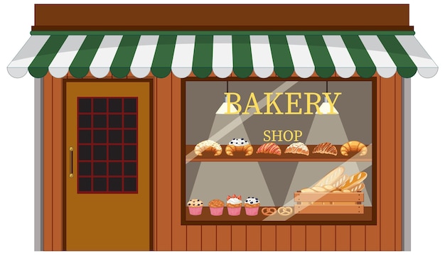 Fuera del fondo de la panadería