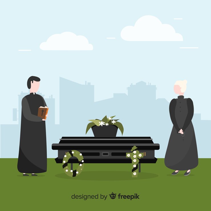 Vector gratuito funeral