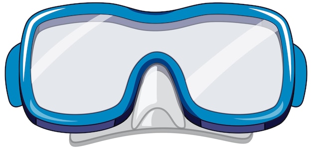 Vector gratuito gafas aislado sobre fondo blanco.