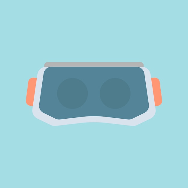 Vector gratuito gafas de realidad virtual