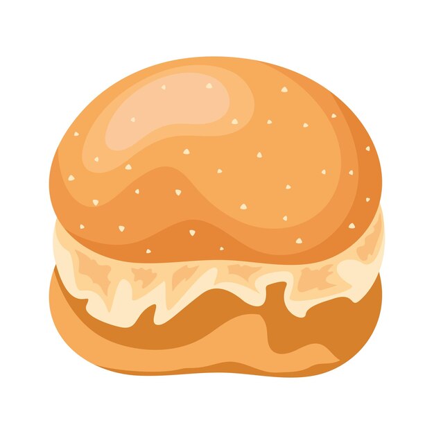 galleta de postre con glaseado