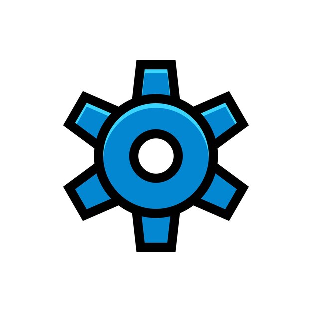 Gear Icon Vector Illustration