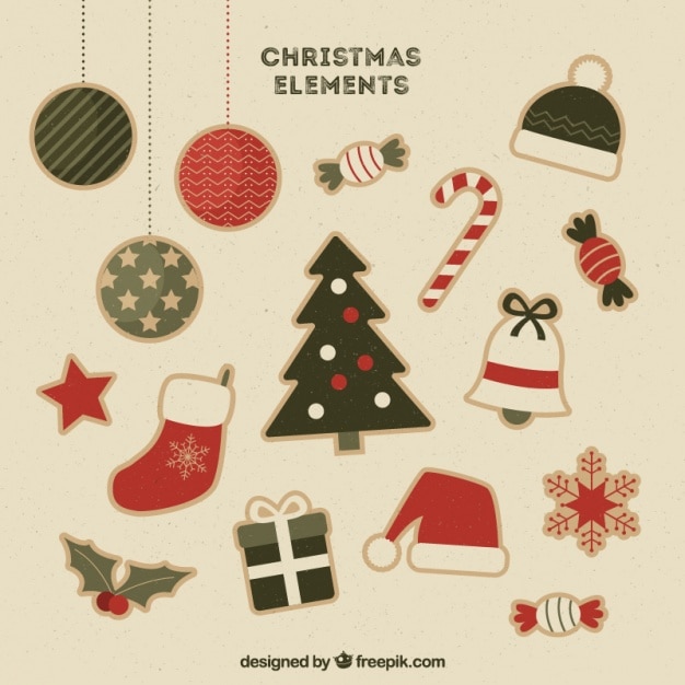 Genial selección de elementos para la navidad