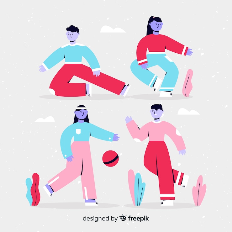 Vector gratuito gente haciendo tareas