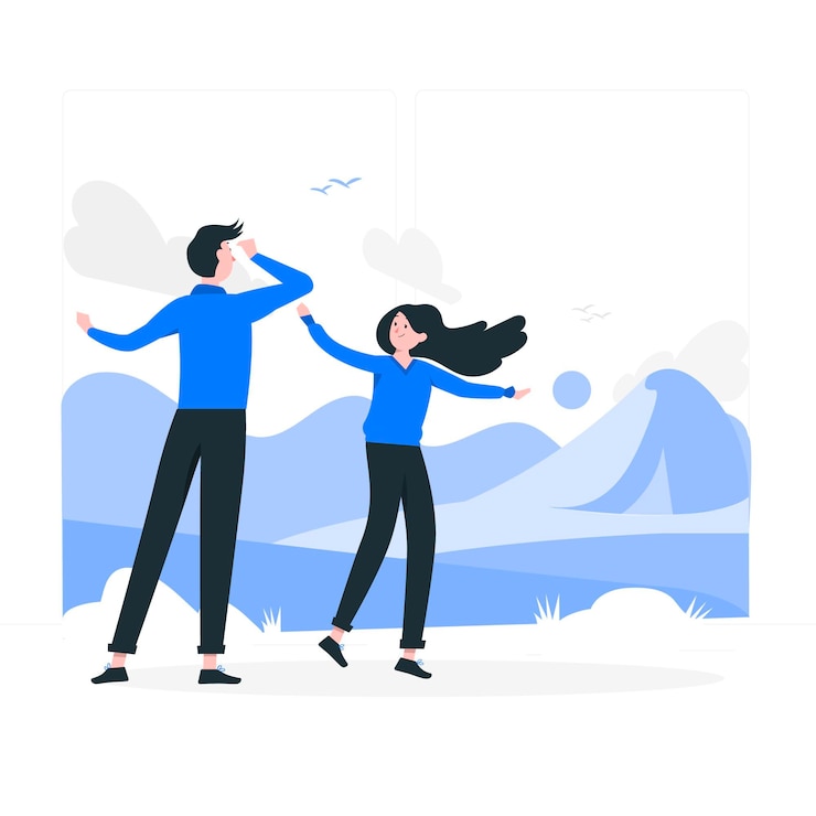 Vector gratuito gente haciendo turismo al aire libre ilustración del concepto