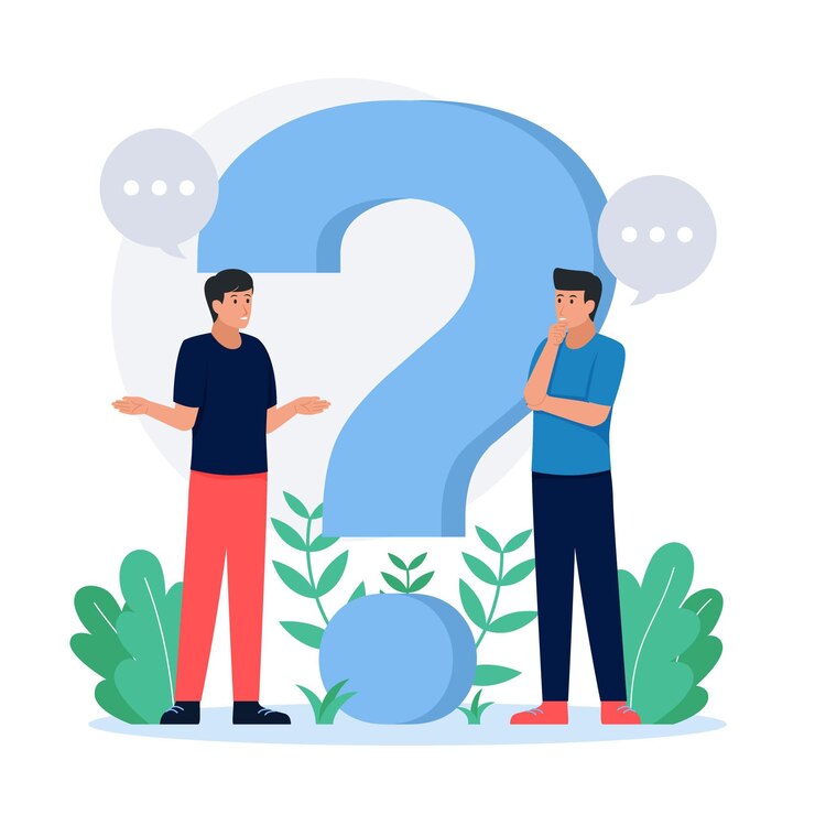 Vector gratuito gente plana haciendo preguntas