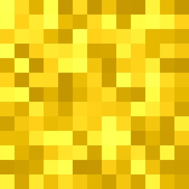 Geométrico cuadrado azulejos de fondo - diseño gráfico vectorial de cuadrados en tonos dorados