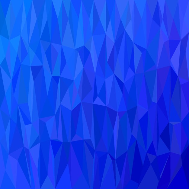 Geométrico resumen triángulo patrón fondo - polígono mosaico vectorial Ilustración de triángulos en tonos azules