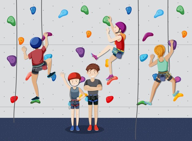 Gimnasio de escalada interior