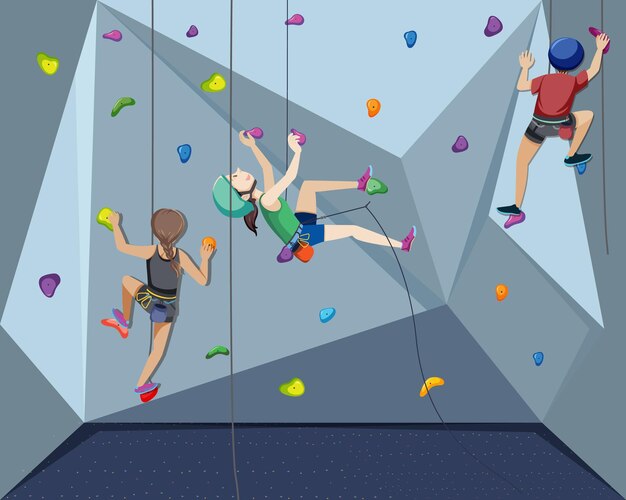 Gimnasio de escalada interior