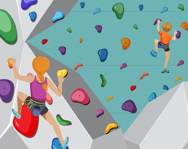 Gimnasio de escalada en roca cubierto