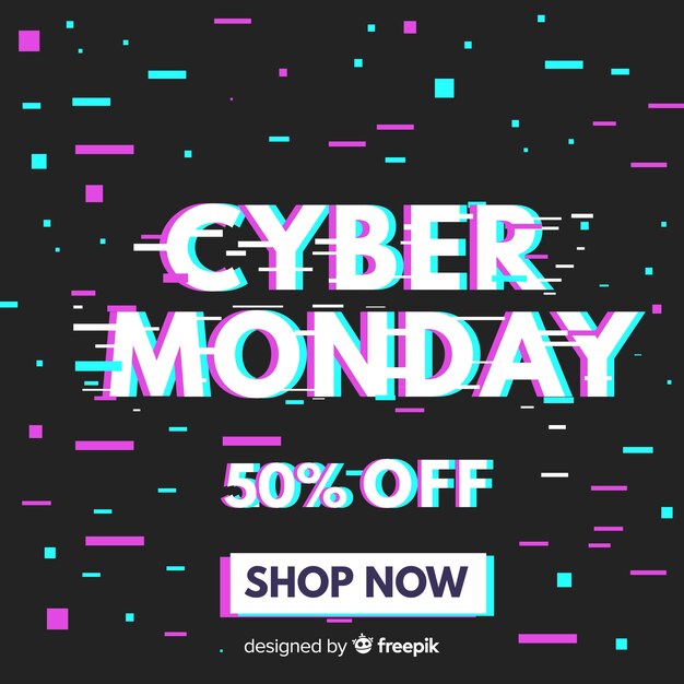 Glitch cyber lunes venta banner