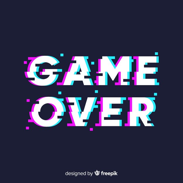 Glitch juego sobre el fondo
