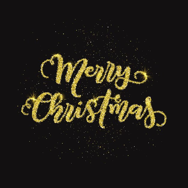 Glitter feliz Navidad fondo