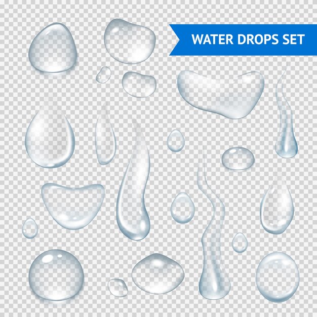 Gotas de agua realistas
