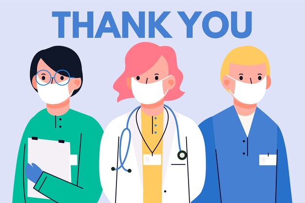 Gracias doctores y enfermeras