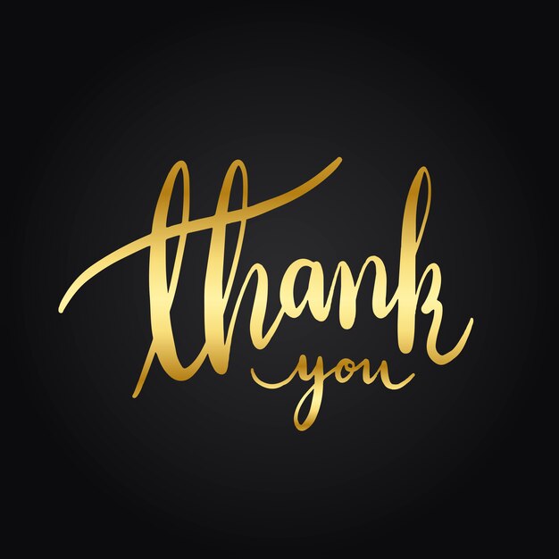 Gracias tipografía estilo vector