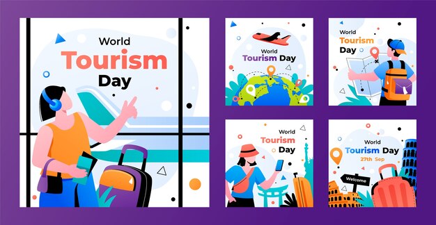 Gradient en Instagram publica una colección para la celebración del Día Mundial del Turismo