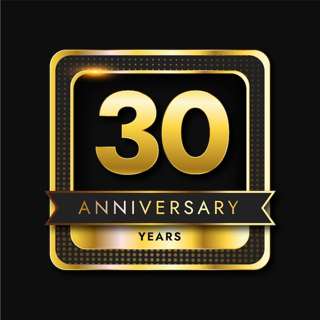 Gradiente 30 aniversario y cumpleaños.