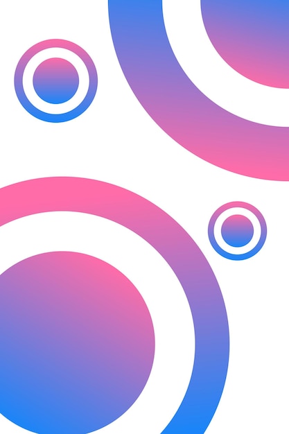 Gradiente de círculo de fondo vectorial diseño colorido