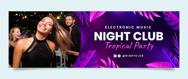 Gradiente deja el encabezado de twitter del club nocturno