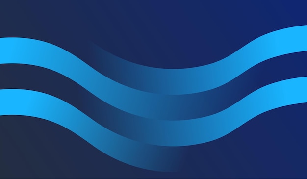 Gradiente de diseño minimalista de onda de fondo
