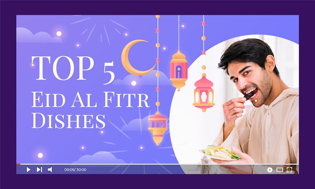 Gradiente eid al-fitr miniatura de youtube