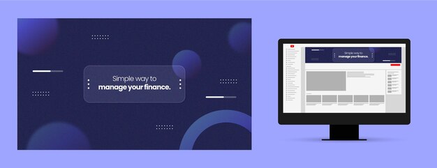 Gradiente finanzas trabajo arte del canal de youtube