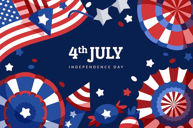 Gradiente de fondo del 4 de julio