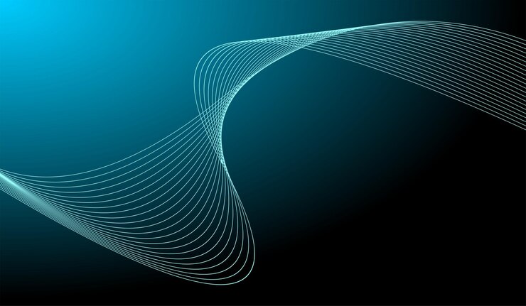Vector gratuito gradiente de fondo abstracto digital de línea