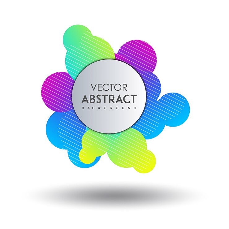 Vector gratuito gradiente de fondo abstracto del vector