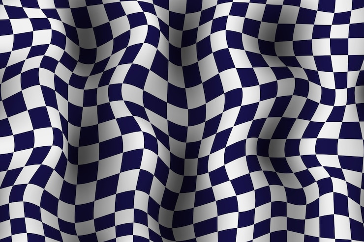 Vector gratuito gradiente de fondo a cuadros distorsionado