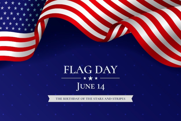 Gradiente de fondo del día de la bandera estadounidense