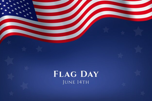 Gradiente de fondo del día de la bandera estadounidense