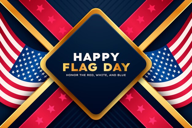 Gradiente de fondo del día de la bandera estadounidense