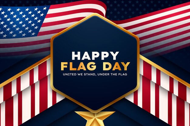 Gradiente de fondo del día de la bandera estadounidense