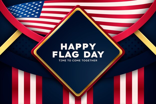 Gradiente de fondo del día de la bandera estadounidense
