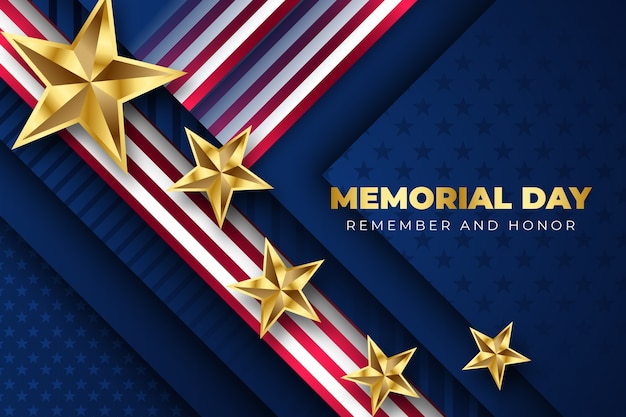 Gradiente de fondo del día conmemorativo
