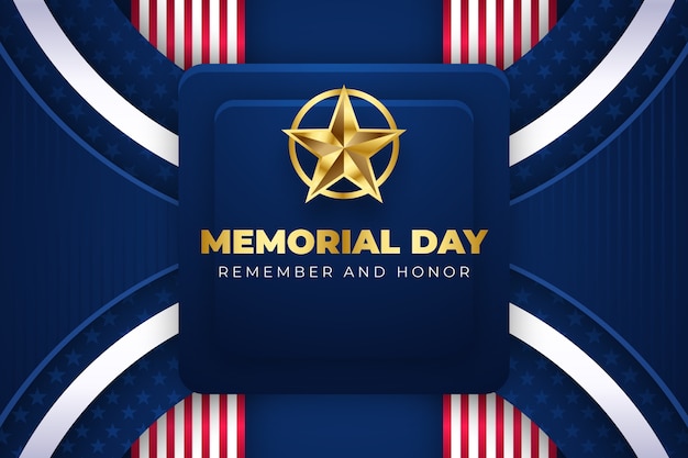 Gradiente de fondo del día conmemorativo