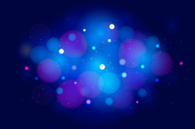 Gradiente de fondo con efecto bokeh