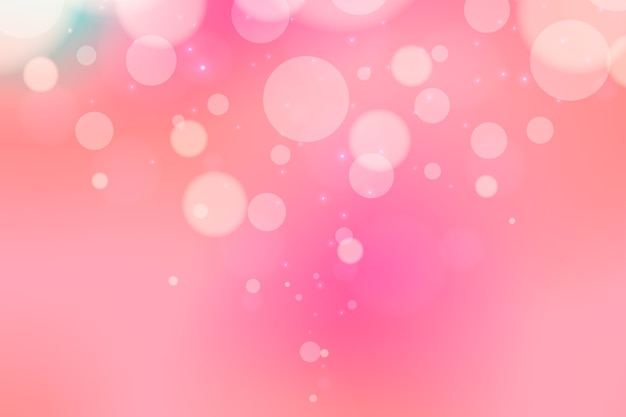 Gradiente de fondo con efecto bokeh