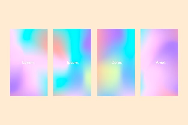 Gradiente de fondo de la historia de Instagram