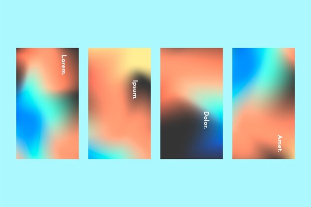 Gradiente de fondo de la historia de Instagram
