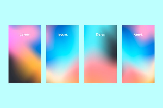 Gradiente de fondo de la historia de Instagram