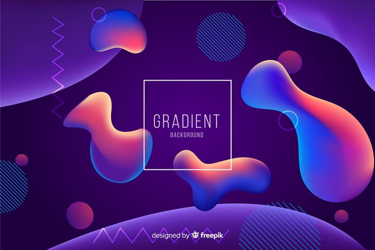 Vector gratuito gradiente de fondo líquido realista