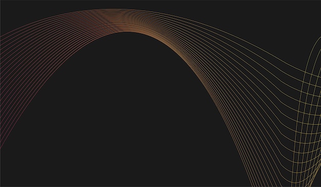 Gradiente de fondo de onda estilo minimalista