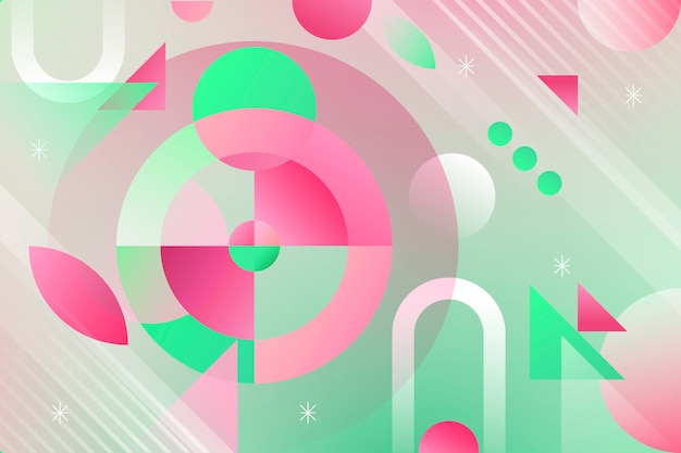 Gradiente de fondo rosa y verde