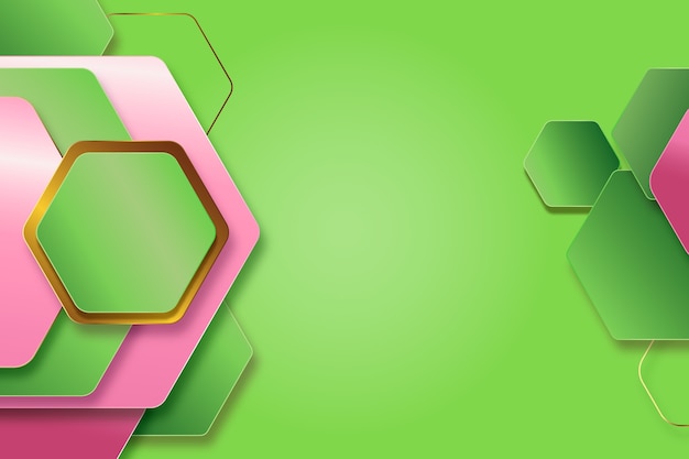 Gradiente de fondo rosa y verde